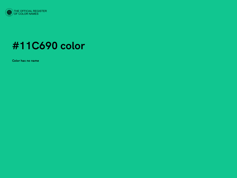 #11C690 color image