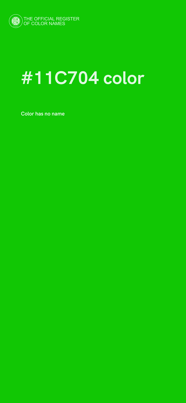 #11C704 color image