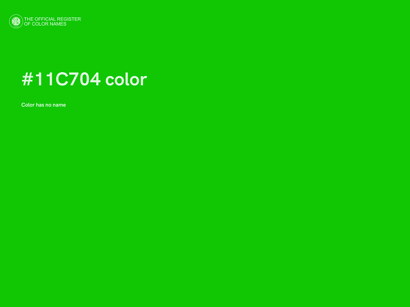 #11C704 color image