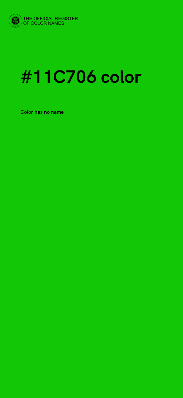 #11C706 color image