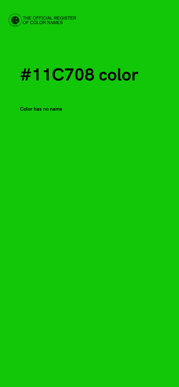#11C708 color image