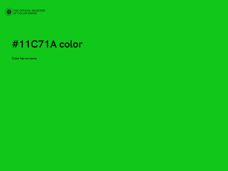 #11C71A color image