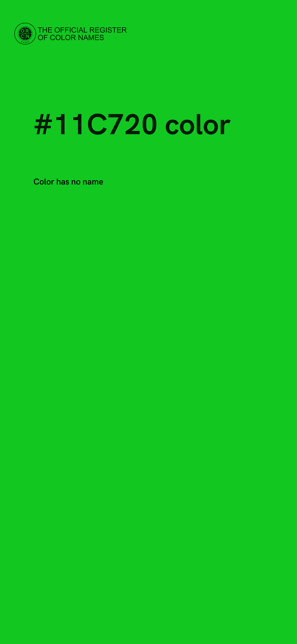 #11C720 color image