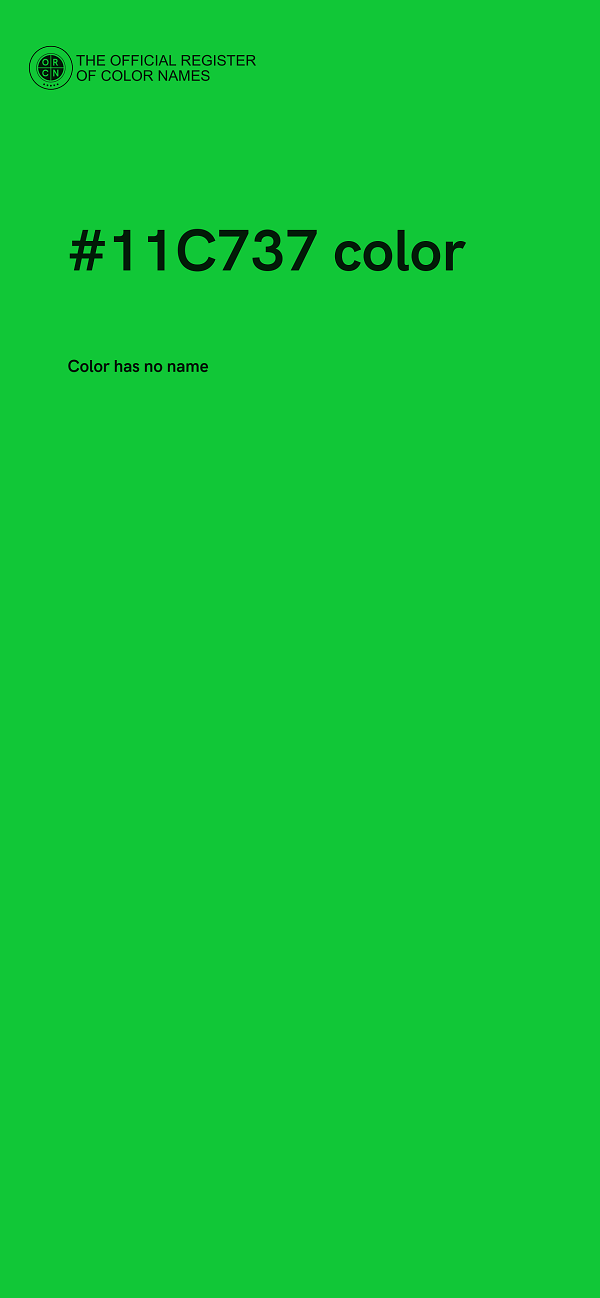 #11C737 color image