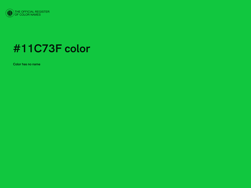 #11C73F color image