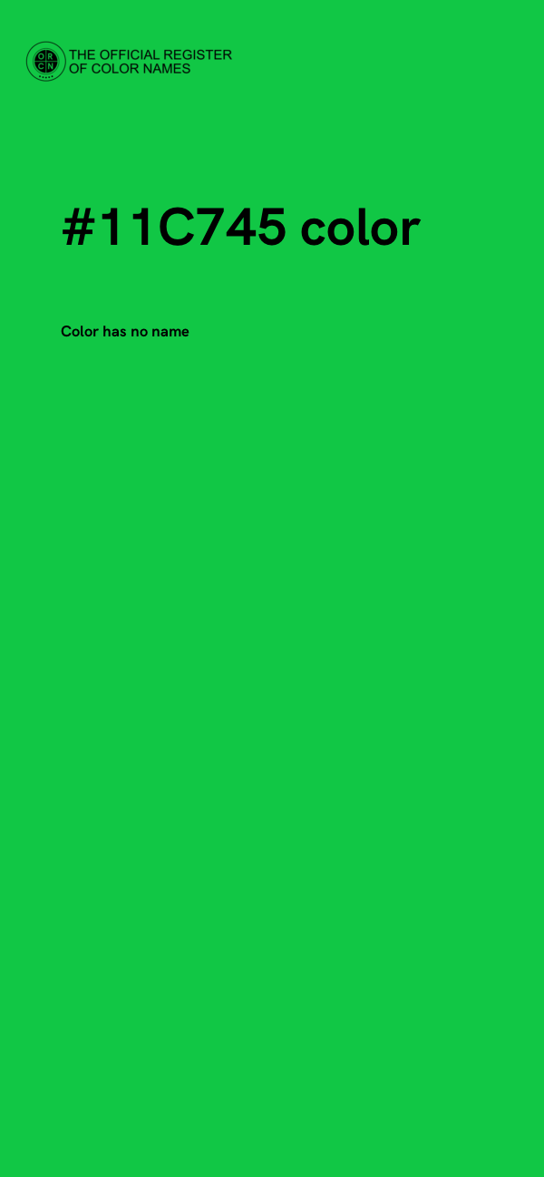#11C745 color image