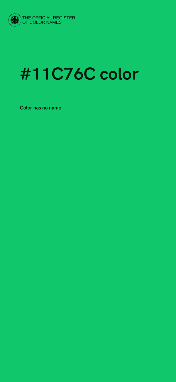 #11C76C color image