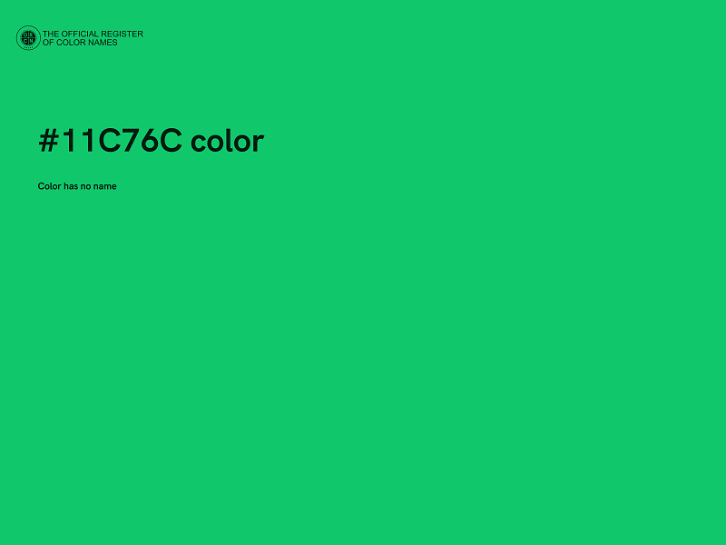 #11C76C color image