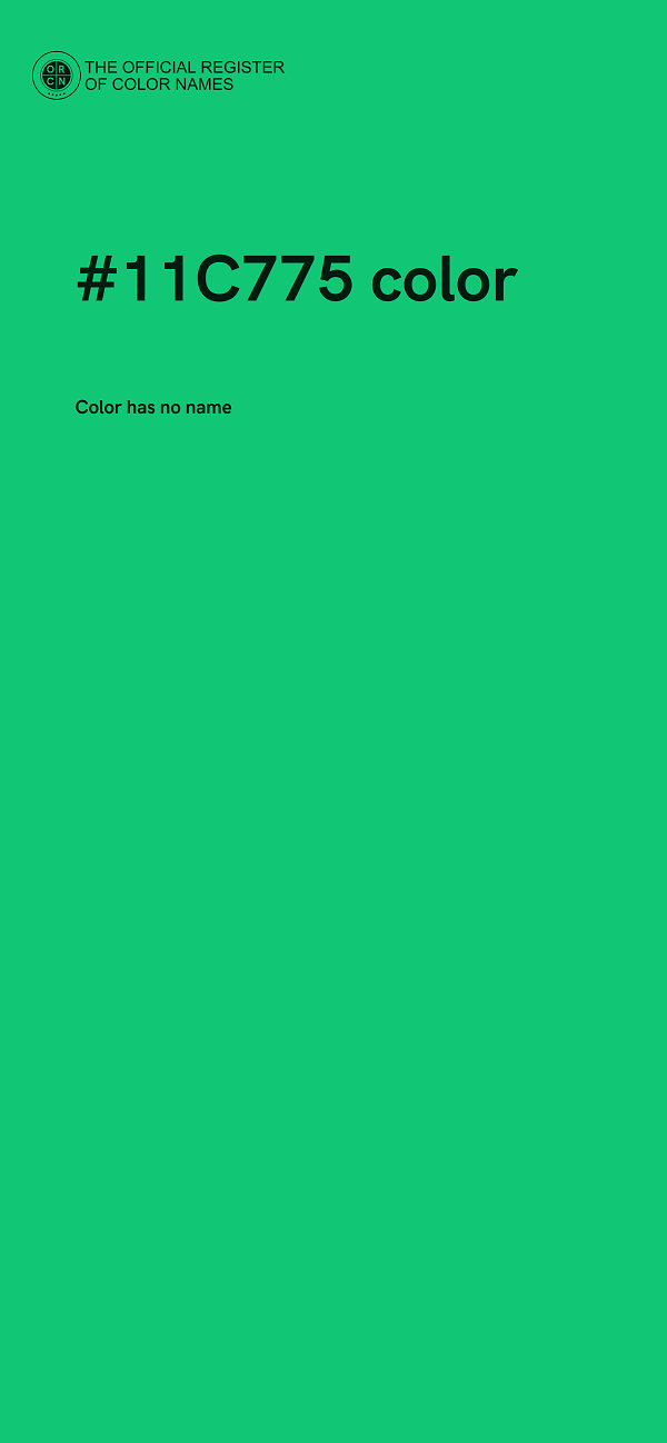 #11C775 color image