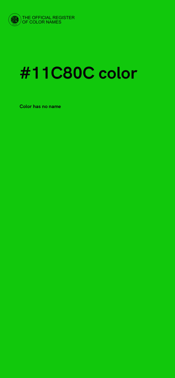 #11C80C color image