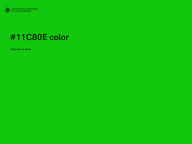 #11C80E color image