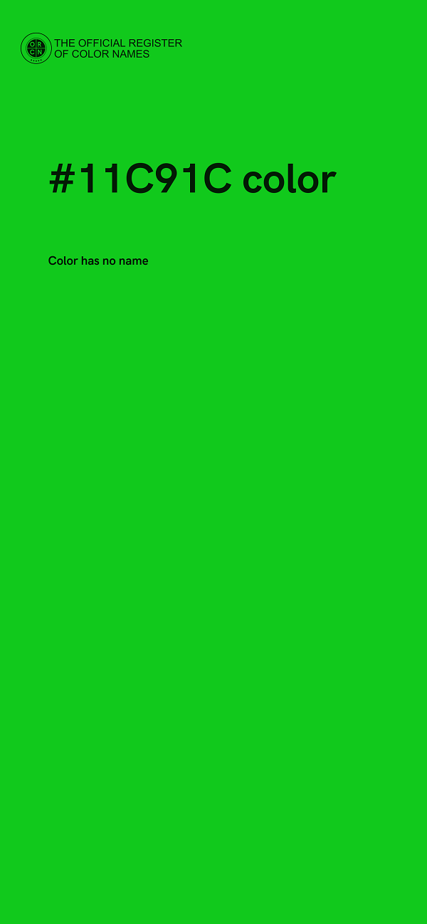 #11C91C color image