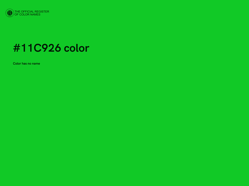 #11C926 color image