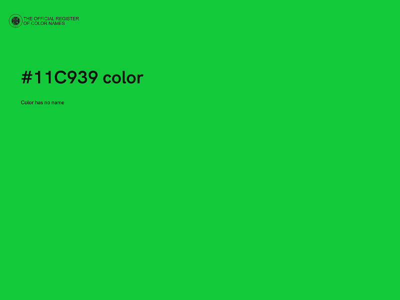 #11C939 color image