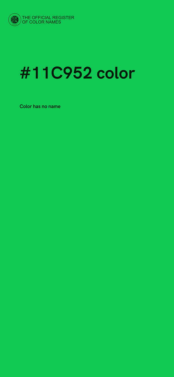 #11C952 color image