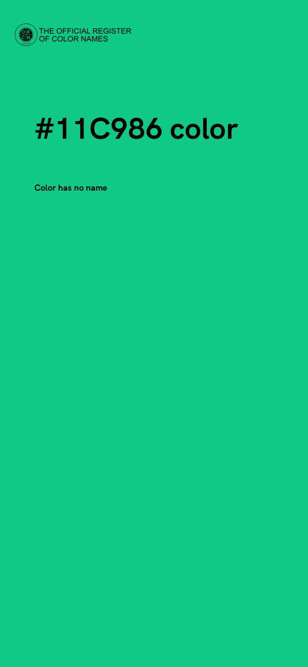 #11C986 color image