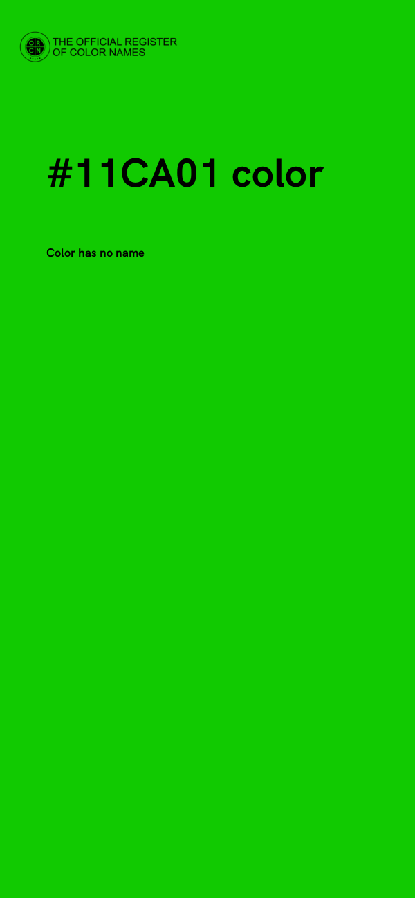 #11CA01 color image