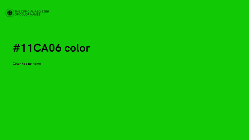 #11CA06 color image