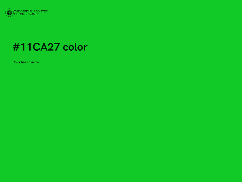 #11CA27 color image