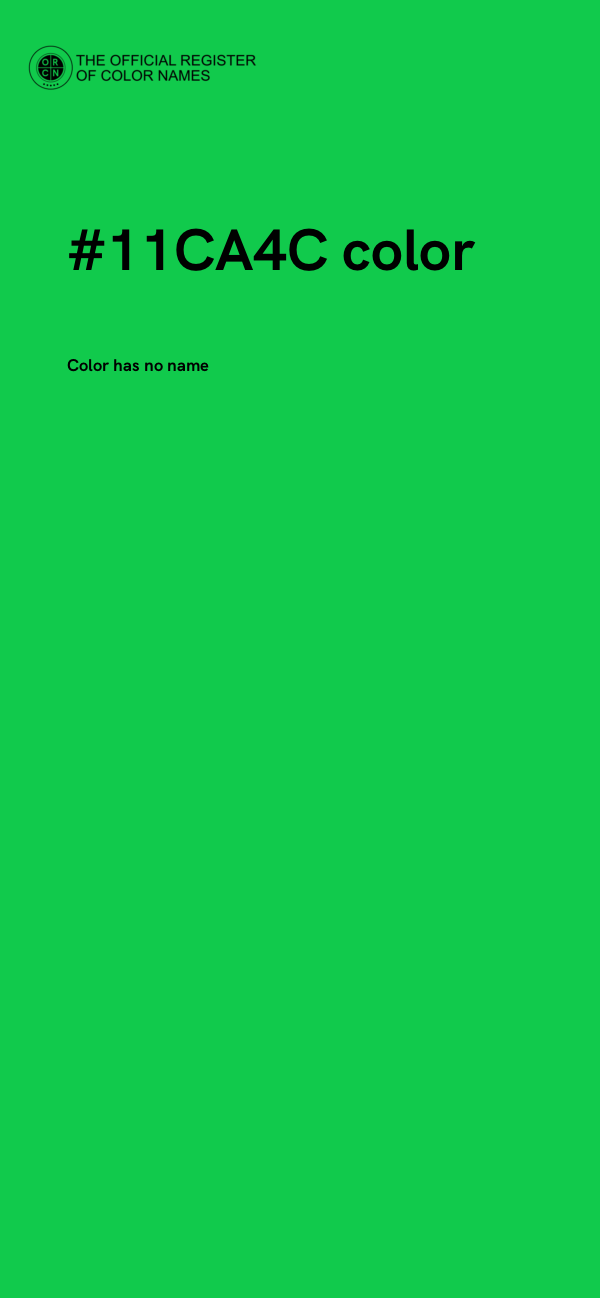 #11CA4C color image