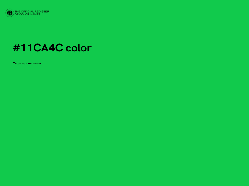 #11CA4C color image