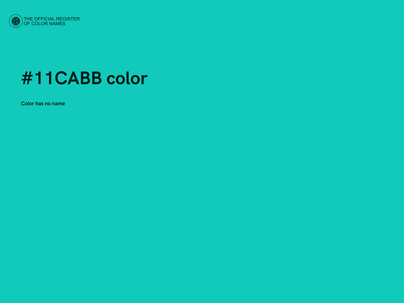 #11CABB color image
