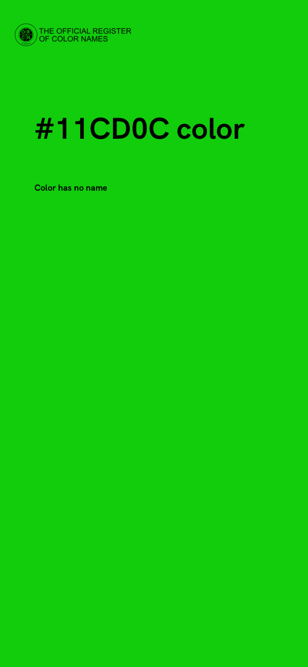 #11CD0C color image