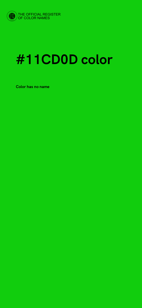 #11CD0D color image