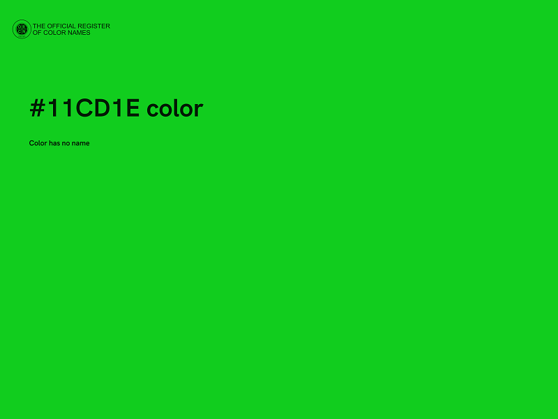 #11CD1E color image