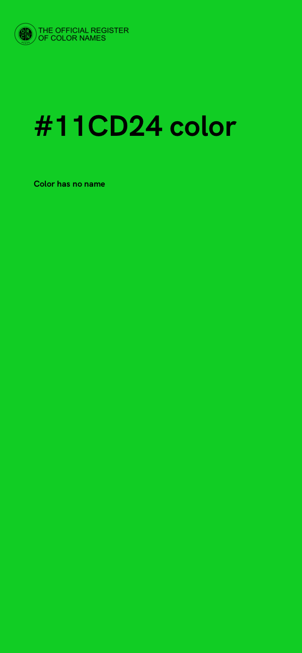#11CD24 color image
