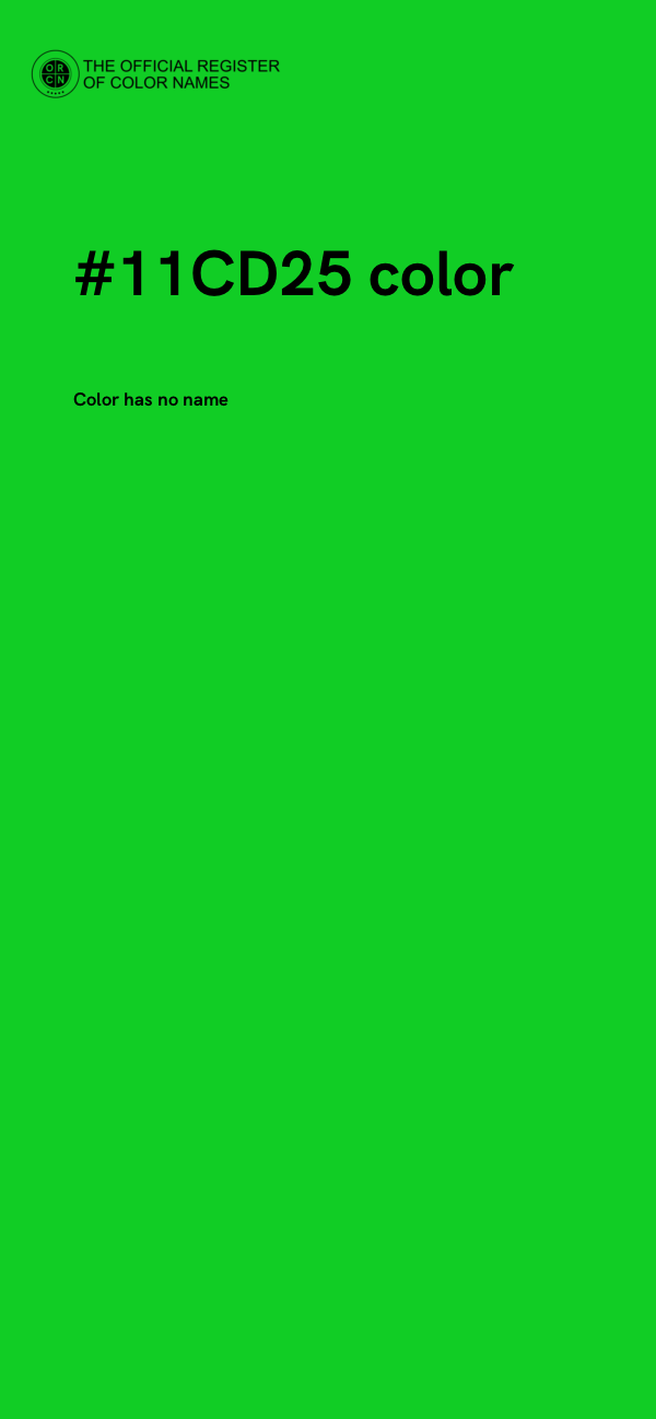 #11CD25 color image