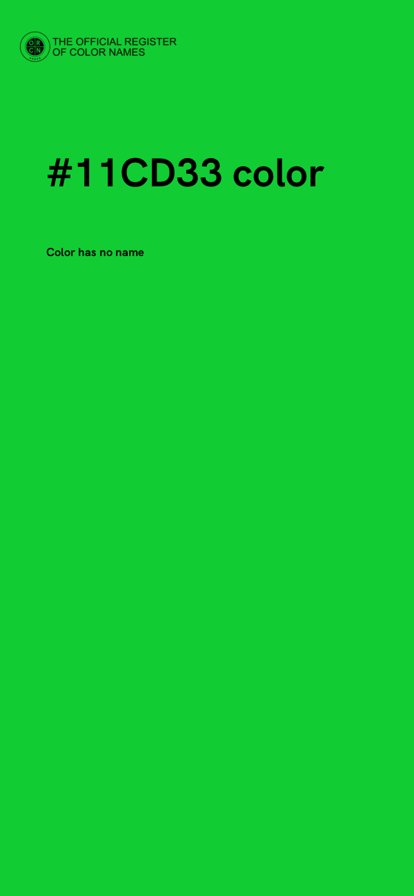 #11CD33 color image