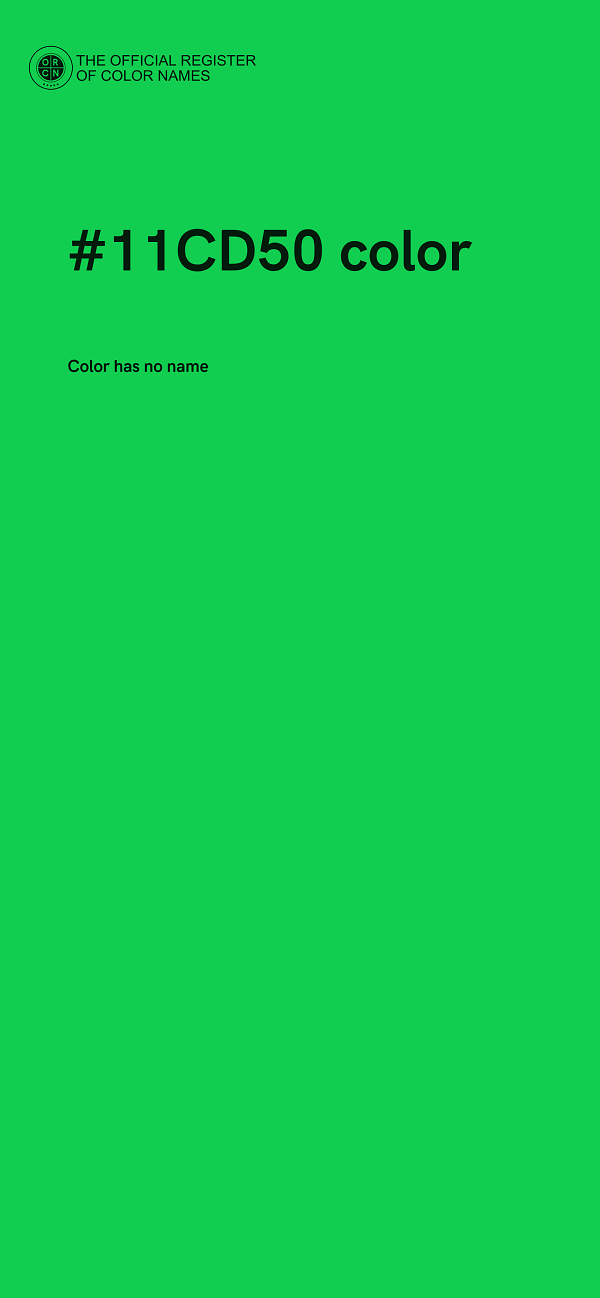 #11CD50 color image