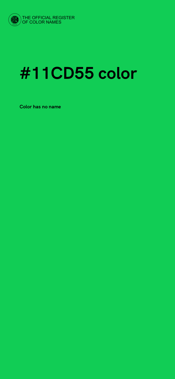 #11CD55 color image