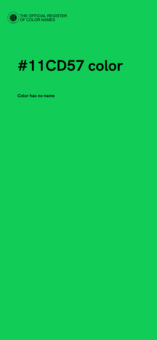#11CD57 color image