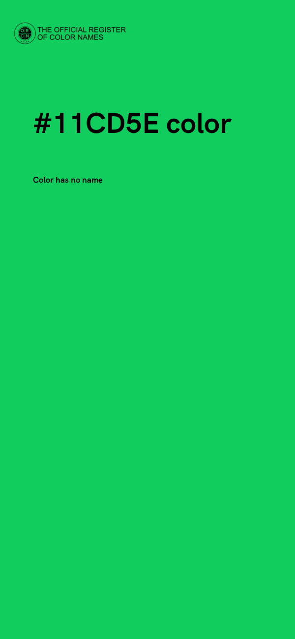 #11CD5E color image