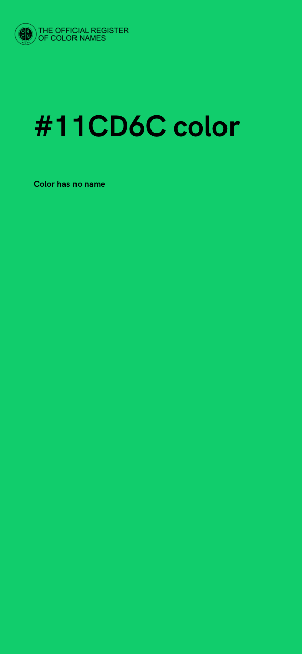 #11CD6C color image