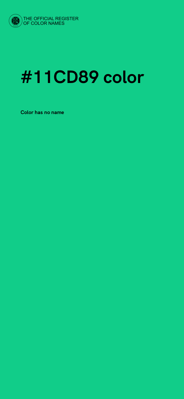 #11CD89 color image