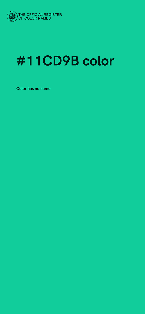 #11CD9B color image