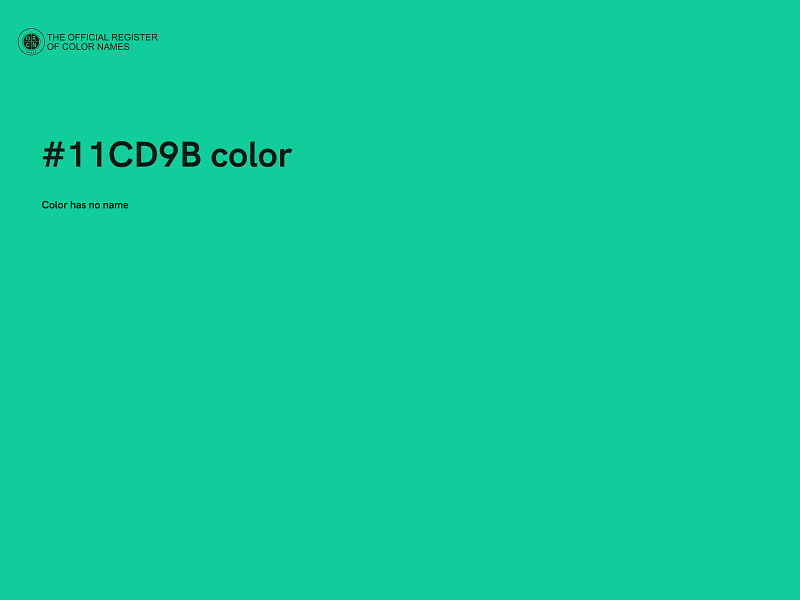 #11CD9B color image