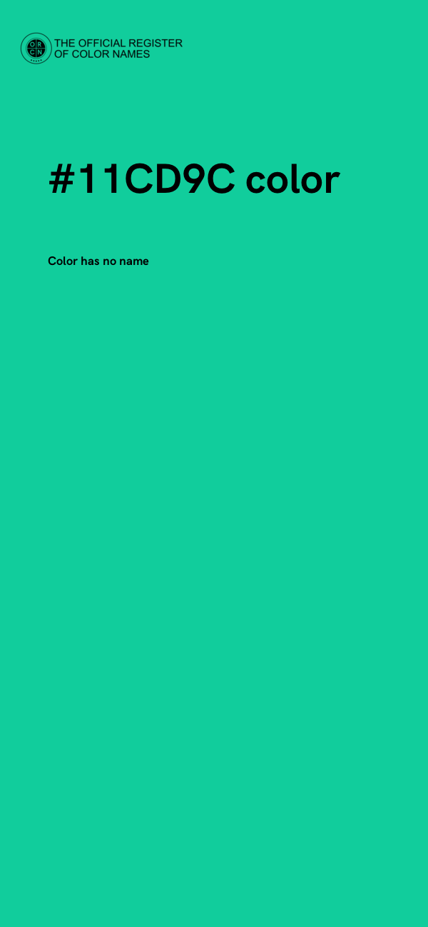#11CD9C color image