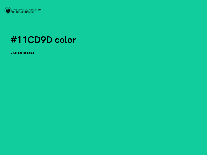#11CD9D color image
