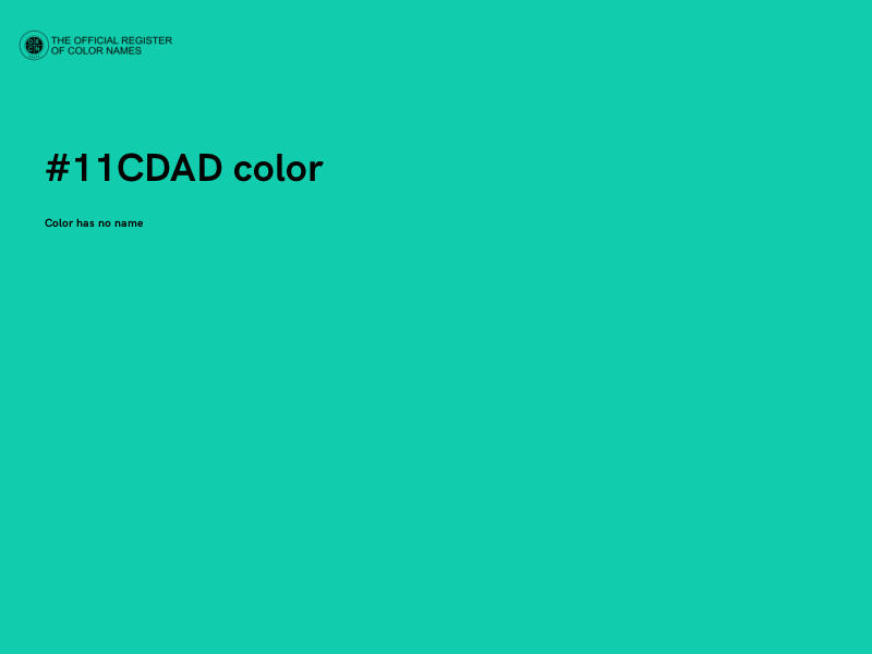 #11CDAD color image