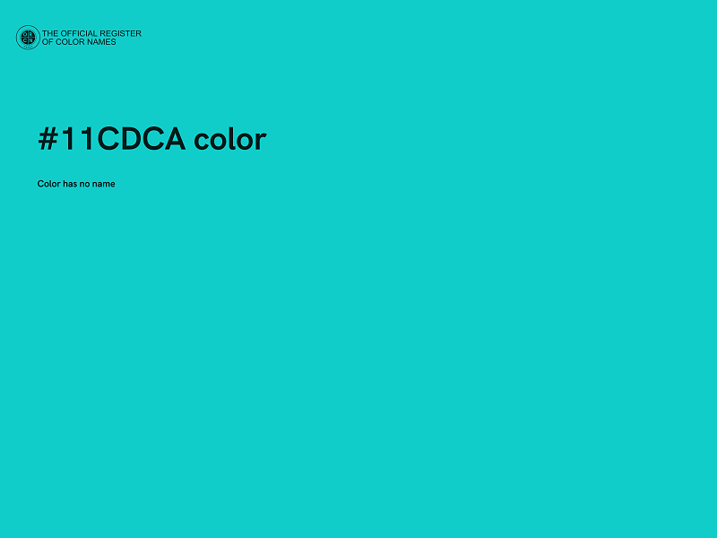 #11CDCA color image