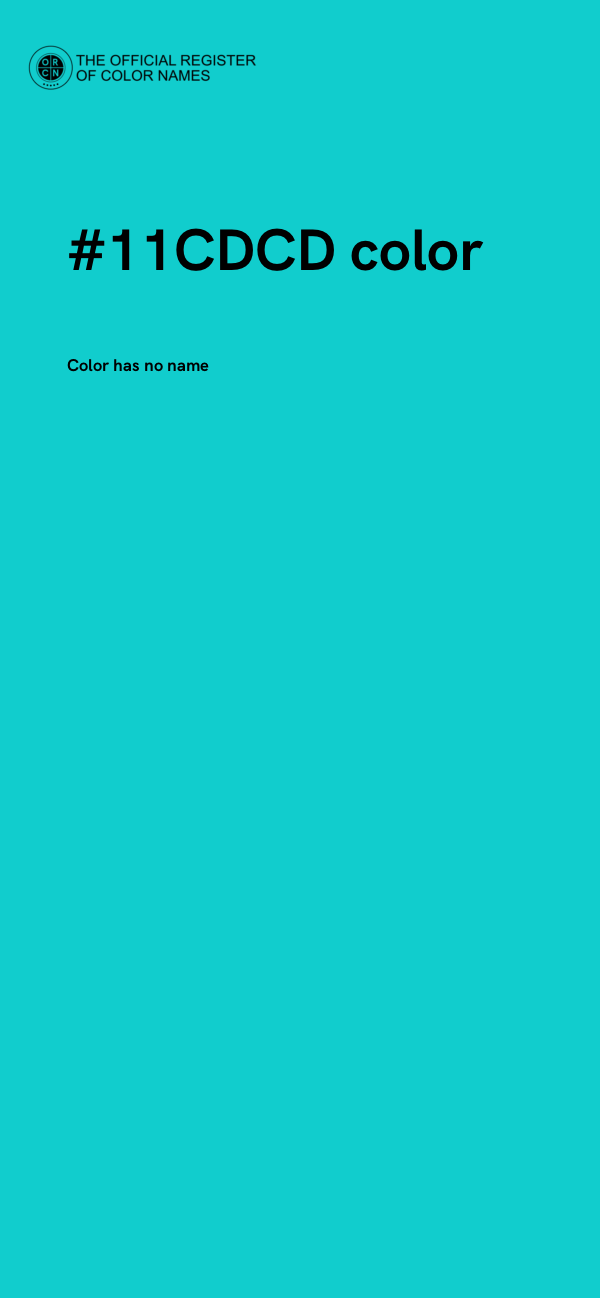 #11CDCD color image