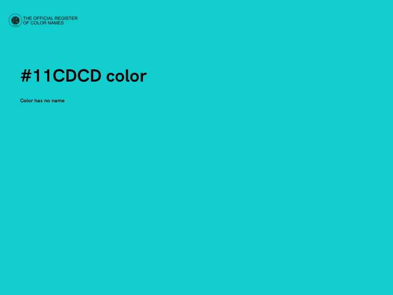 #11CDCD color image
