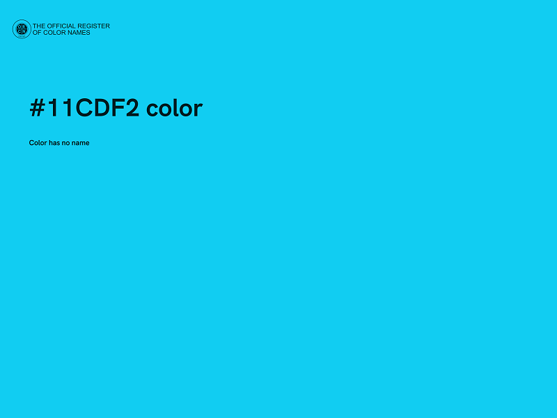 #11CDF2 color image