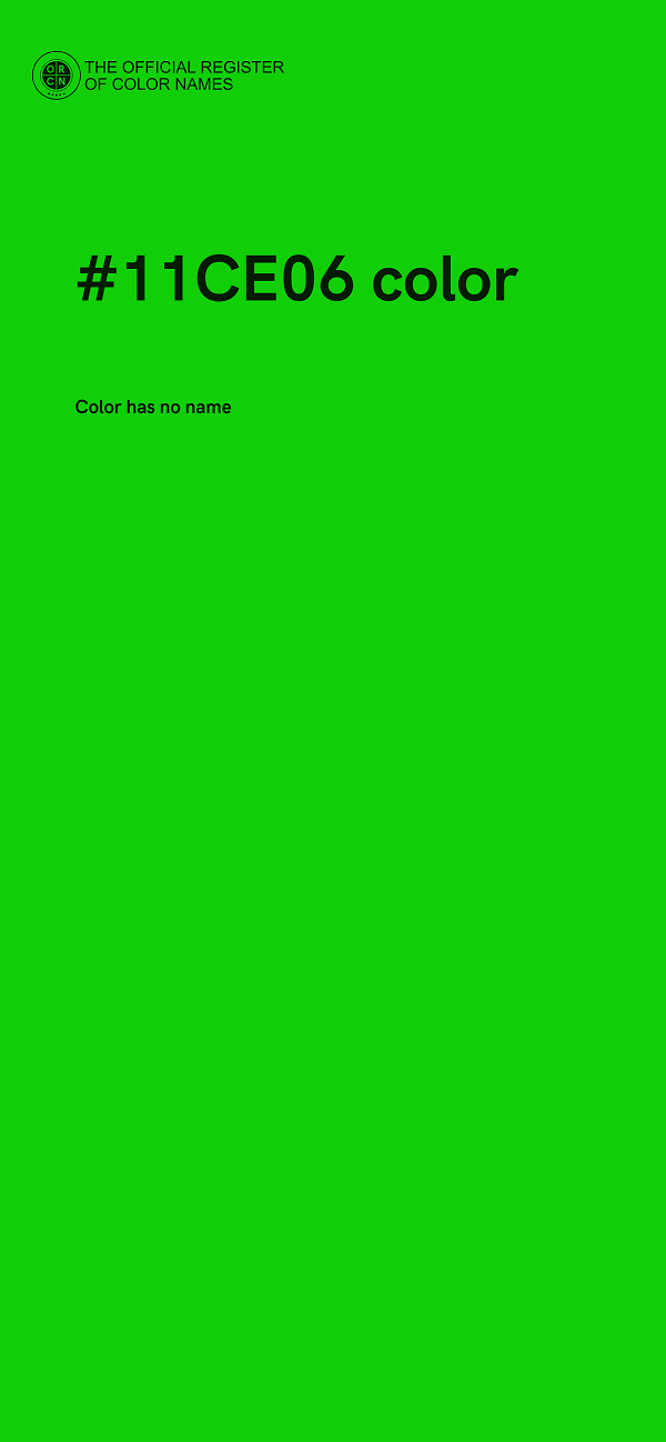 #11CE06 color image