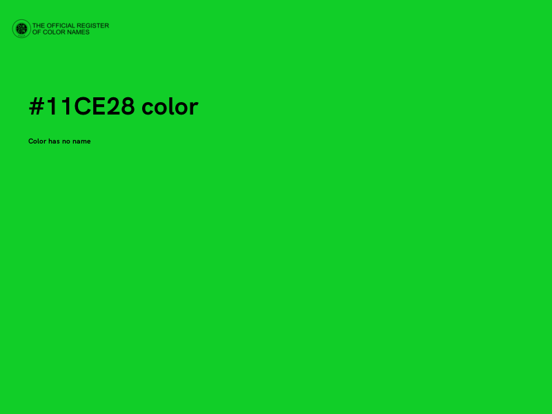 #11CE28 color image