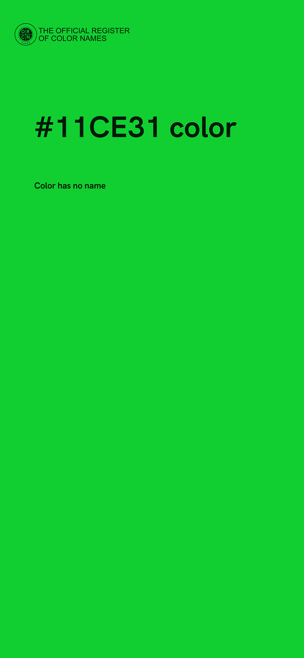 #11CE31 color image